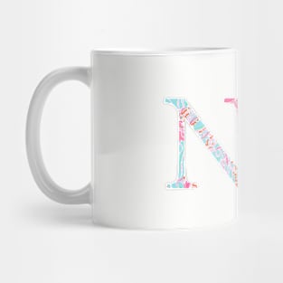 Nu Splash Greek Letter Mug